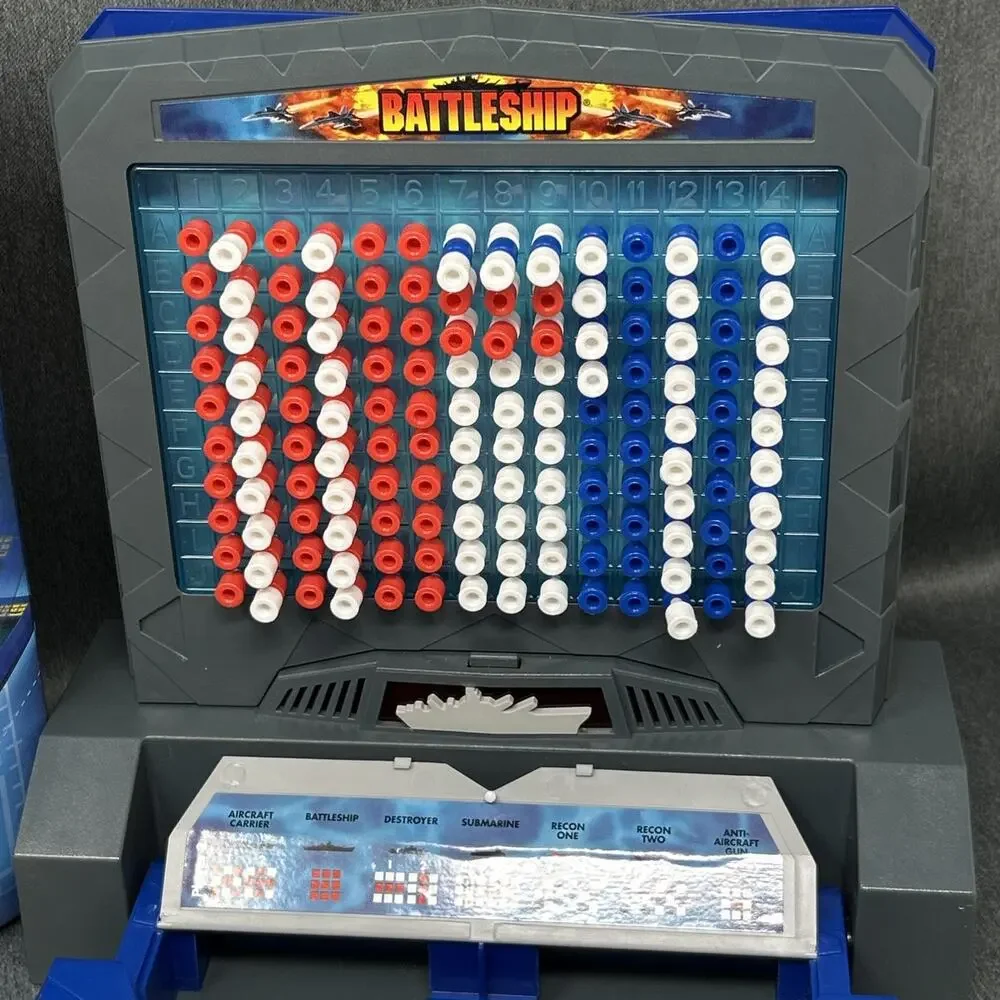Electronic Battleship Advanced Mission Game 2000 Tested/Works 381 Pegs READ
